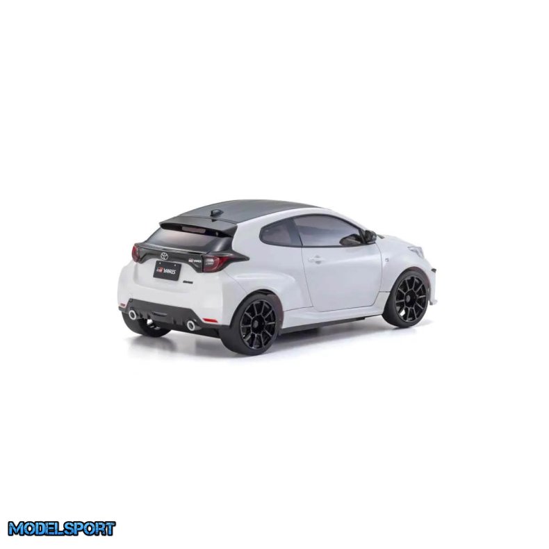 Mini-Z MR04 RWD Toyota Yaris White w/Gyro &amp; LED
