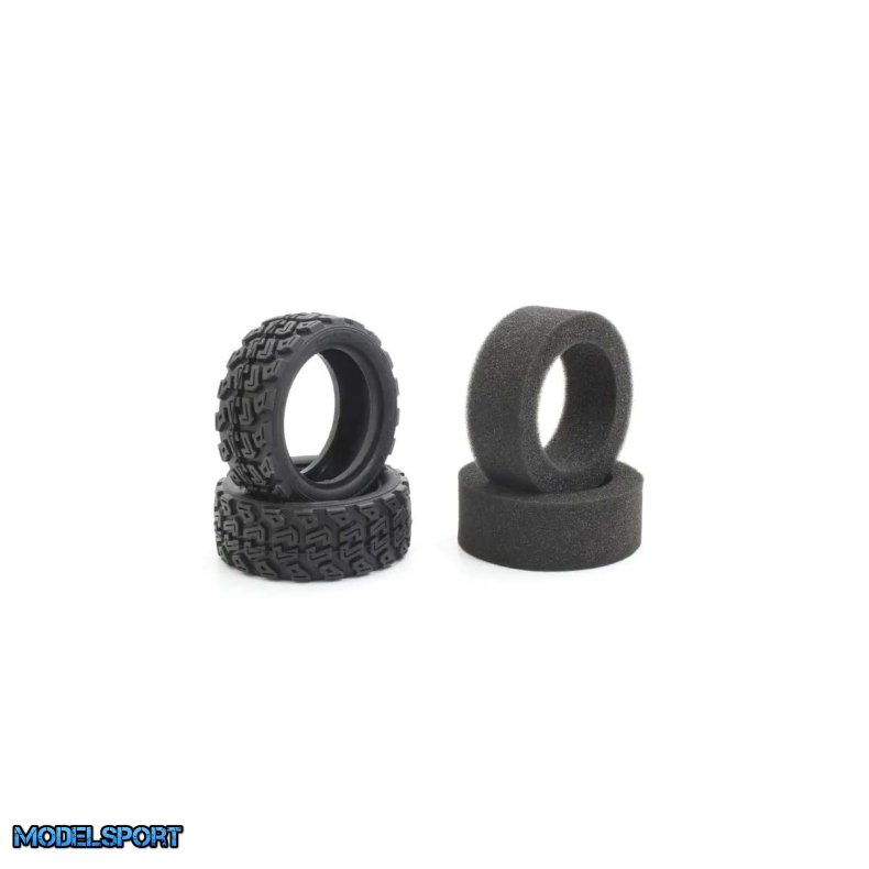 Rally Medium Tires 1:10 Kyosho Fazer FZ02-R (2)