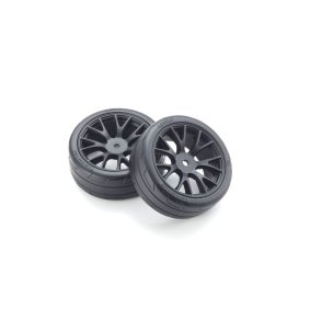 Kyosho 1:10 Fazer Pre-Glued TC Medium Tyres (2)