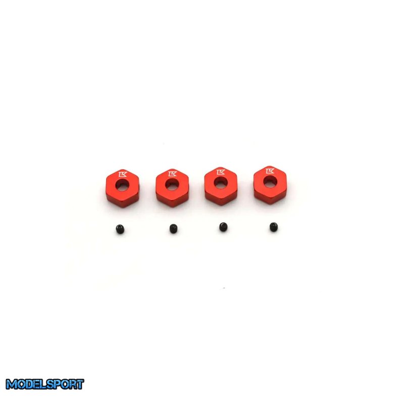 Wheel Hub Set HD Kyosho KB10 Series (4) Alu