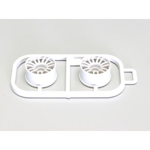 Wheels Set Kyosho Mini-Z MR03 Wide-Offset -1.0 (2) White