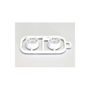 Wheels Set Kyosho Mini-Z MR03 Wide-Offset 3.0 (2) White