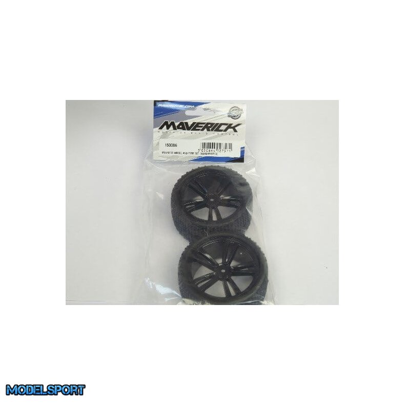 Maverick 150086 Mounted Wheel And Tyre Set (Xb/Rear/2Pcs)