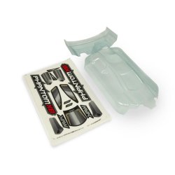 Maverick 150089 Clear Lexan Phantom Xb Body &amp; Wing - With Decal