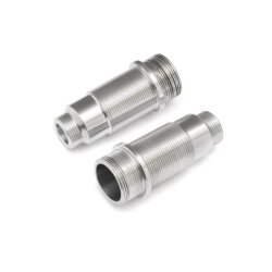 Maverick 150187 Aluminum Shock Body Set (Silver 2Pcs)