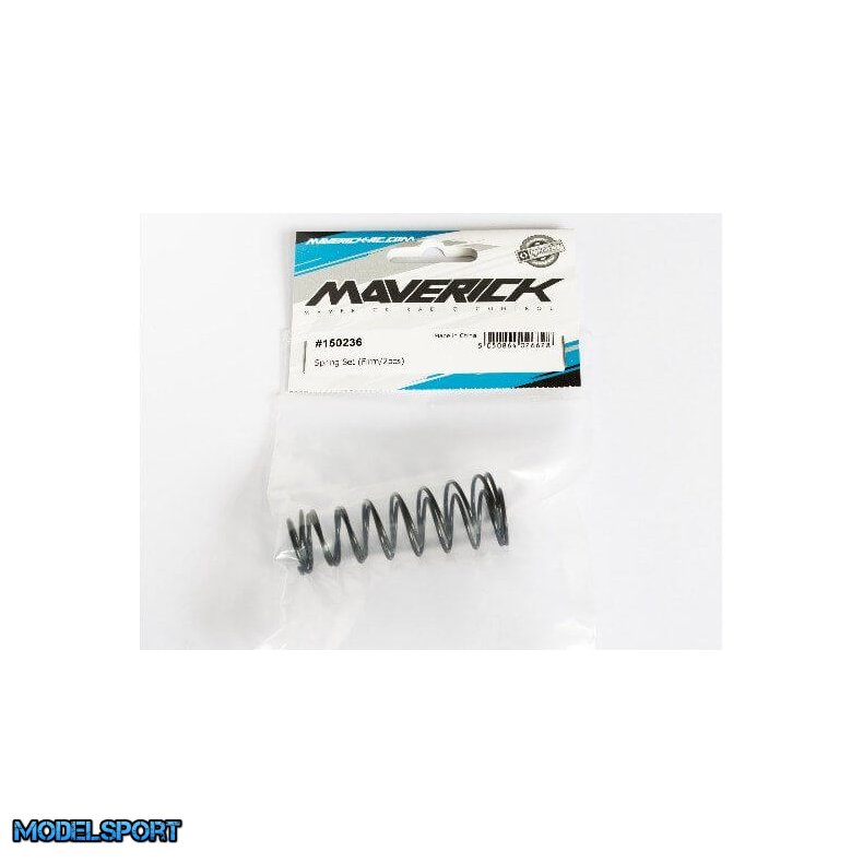 Maverick 150236 Spring Set 16X65X1.4mm 9 Coils (Firm/2Pcs)