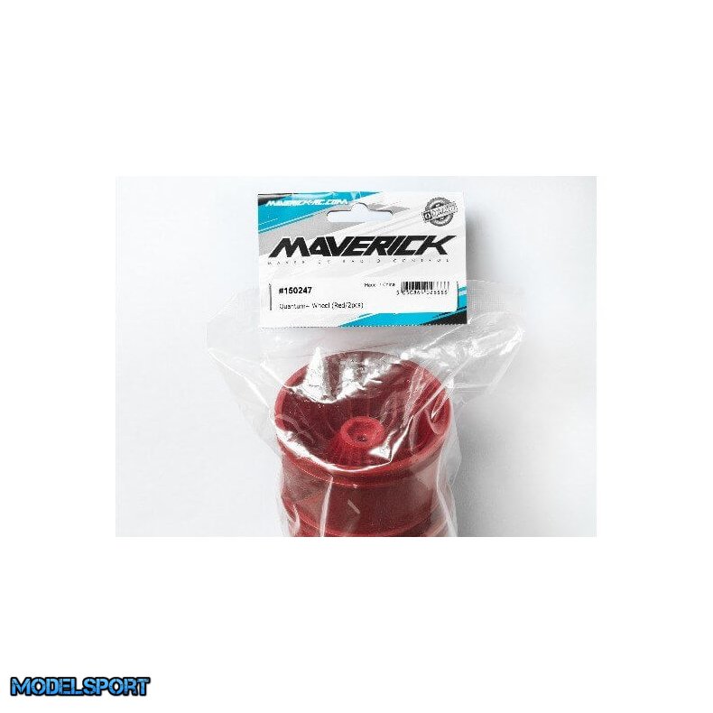 Maverick 150247 Quantum+ Xt 3.2In Wheel (Red/2Pcs)