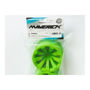 Maverick 150249 Quantum+ Xt 3.2In Wheel (Green/2Pcs)