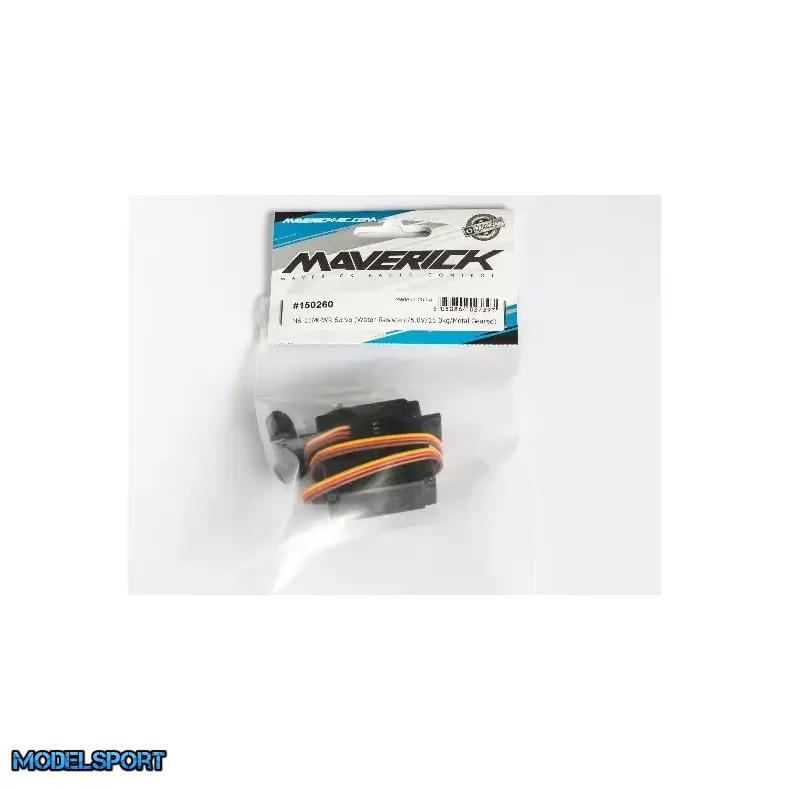 Maverick 150260 Ms-15Mgwr Servo (W.Resistant/6.0V/15.0Kg/M.Gear)