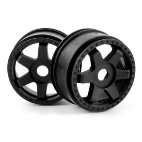 Maverick 150295 Quantumr Race Truck Wheel (Black/2Pcs)