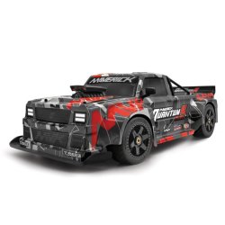 Maverick 150319 Quantumr Race Truck Body (Black/Red)