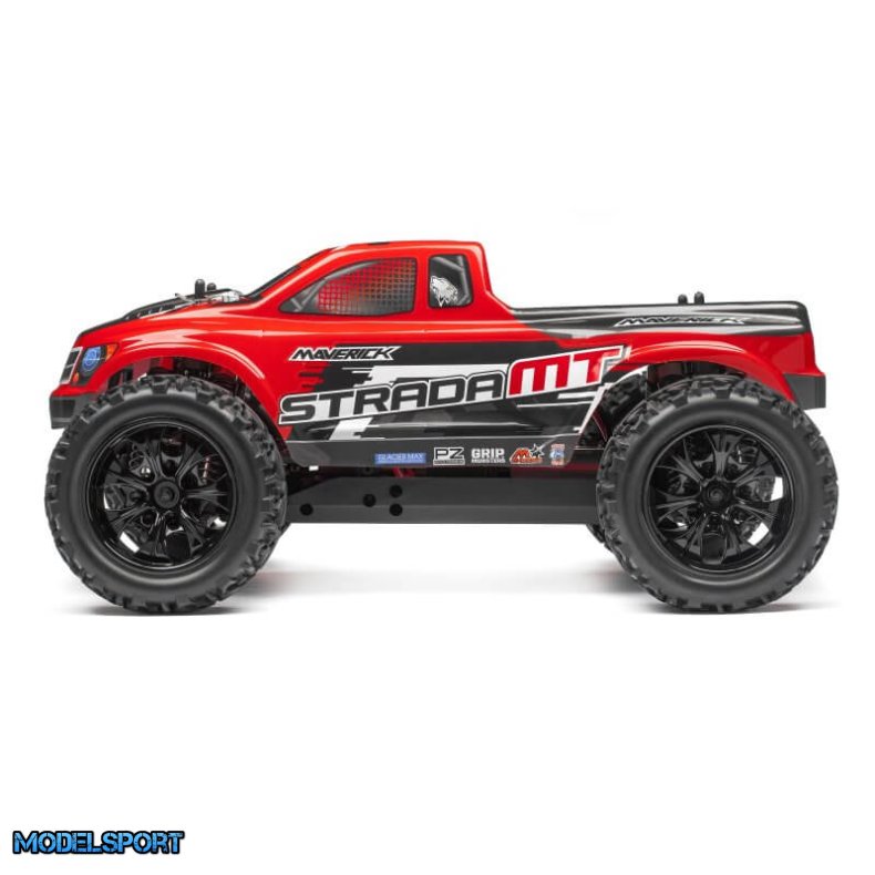 Maverick 22744 Monster Truck Painted Body Red (Mt)