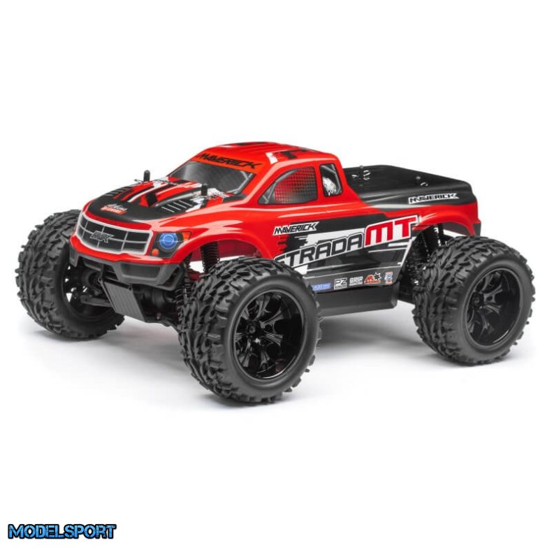 Maverick 22744 Monster Truck Painted Body Red (Mt)
