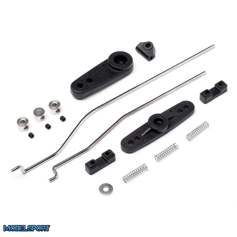 Maverick 24039 Servo Horn And Throttle Linkage Set Blackout Mt