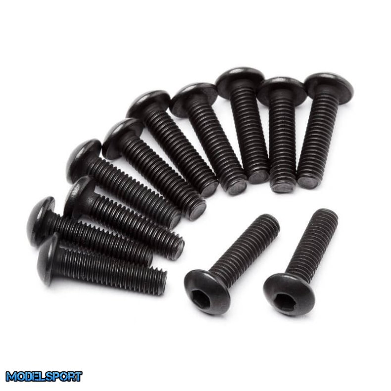 Maverick 24086 Cap Head Screw M3X12mm 12 Pcs