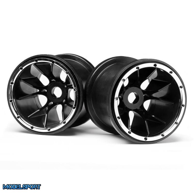 Maverick 24105 Black Wheels 2 Pcs (Blackout Mt)