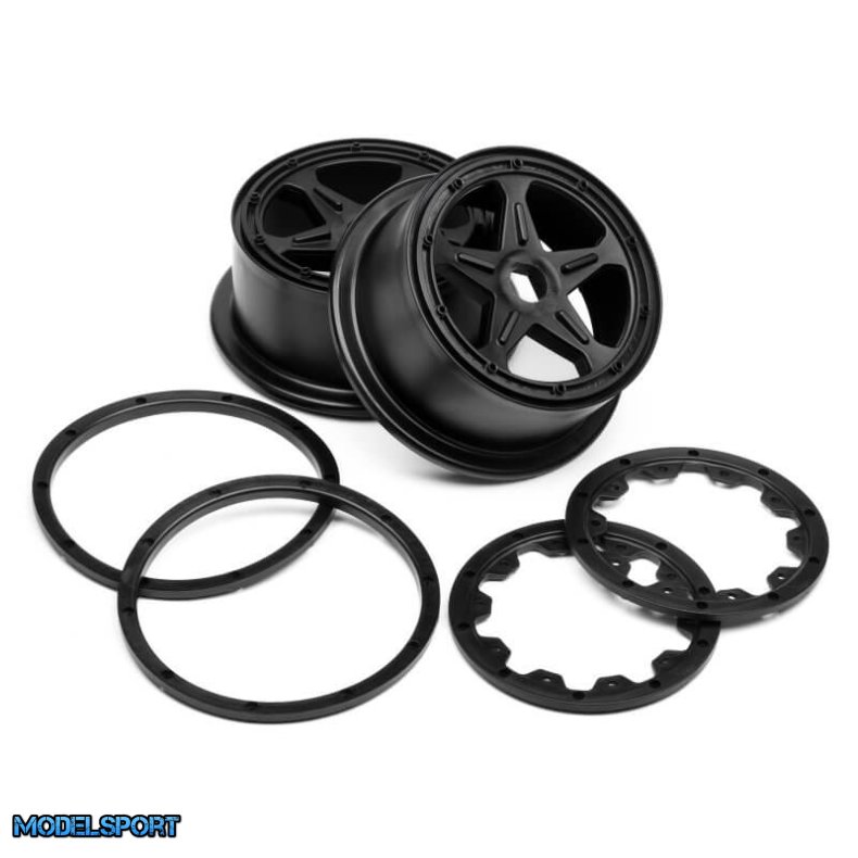 Maverick 24174 Blackout Xb Wheel Set (Rear) Pr