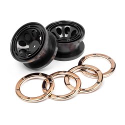 Maverick 25065 Wheels W/Gold Beadlocks (2Pcs)