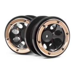 Maverick 25065 Wheels W/Gold Beadlocks (2Pcs)
