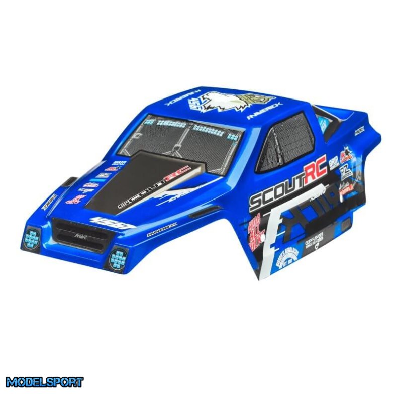 Maverick 25066 Painted Scout Rc Bodyshell Blue W/Decals