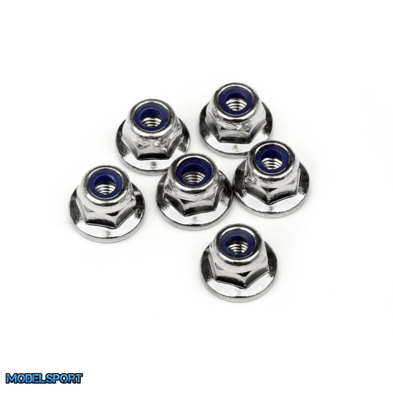 Maverick 28041 Flanged Lock Nut M3 6Pcs