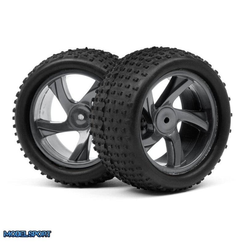 Maverick 28047 1/18 Truggy Wheel &amp; Tyre Assembly (Ion Xt)