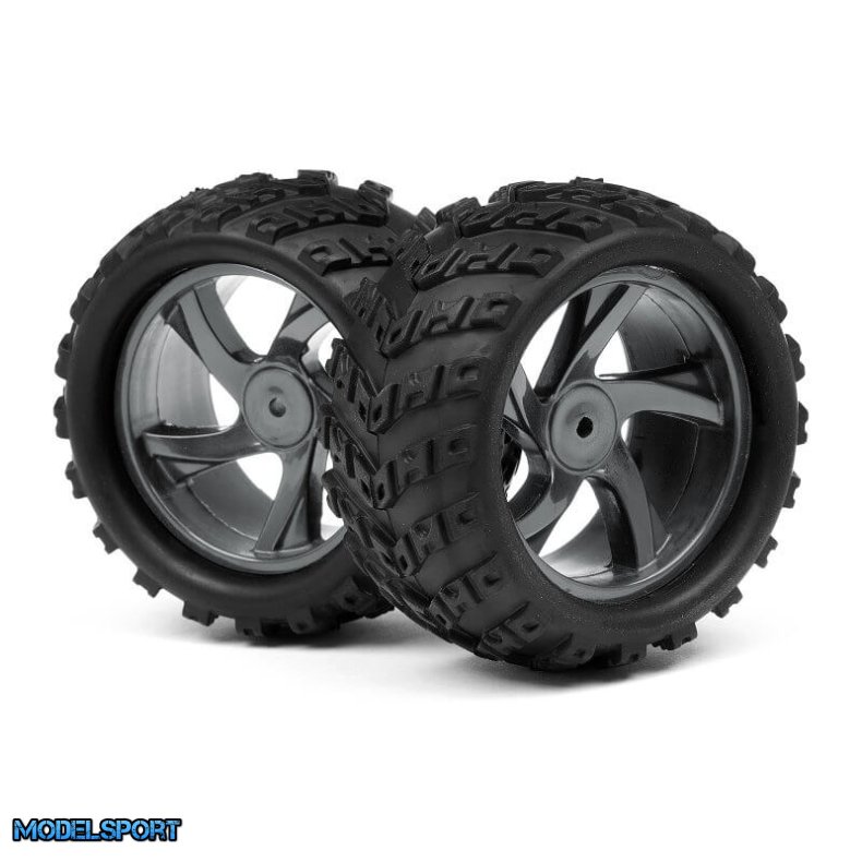 Maverick 28055 1/18 Monster Truck Wheel &amp; Tyre Assembly (Ion Mt)