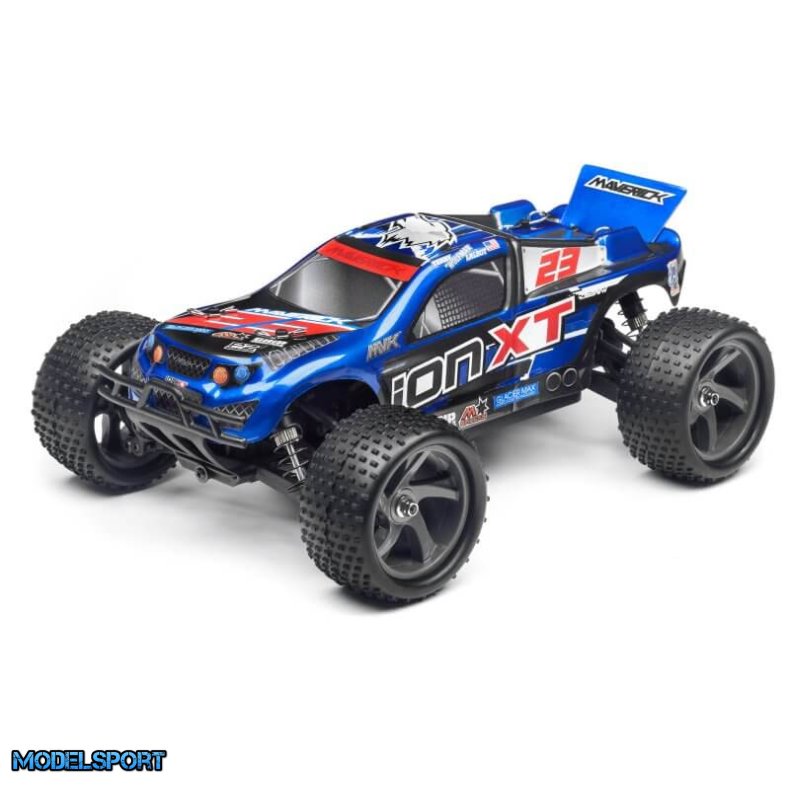Maverick 28065 Truggy Painted Body Blue With Decals (Ion Xt)