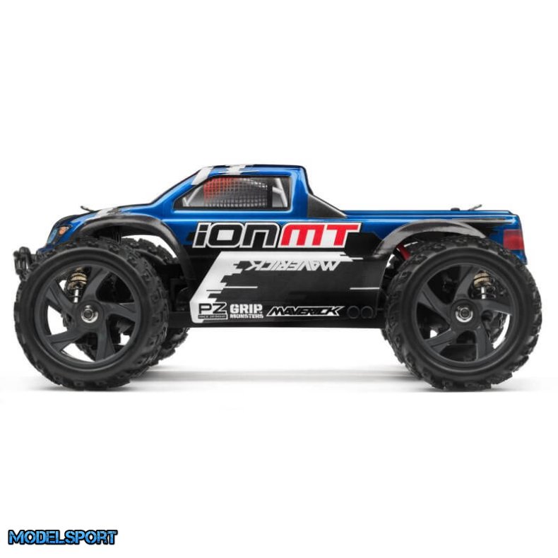 Maverick 28068 Monster Truck Painted Body Blue With Decals Ion Mt