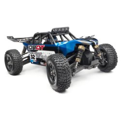 Maverick 28069 Desert Truck Painted Body Blue With Decals Ion DT