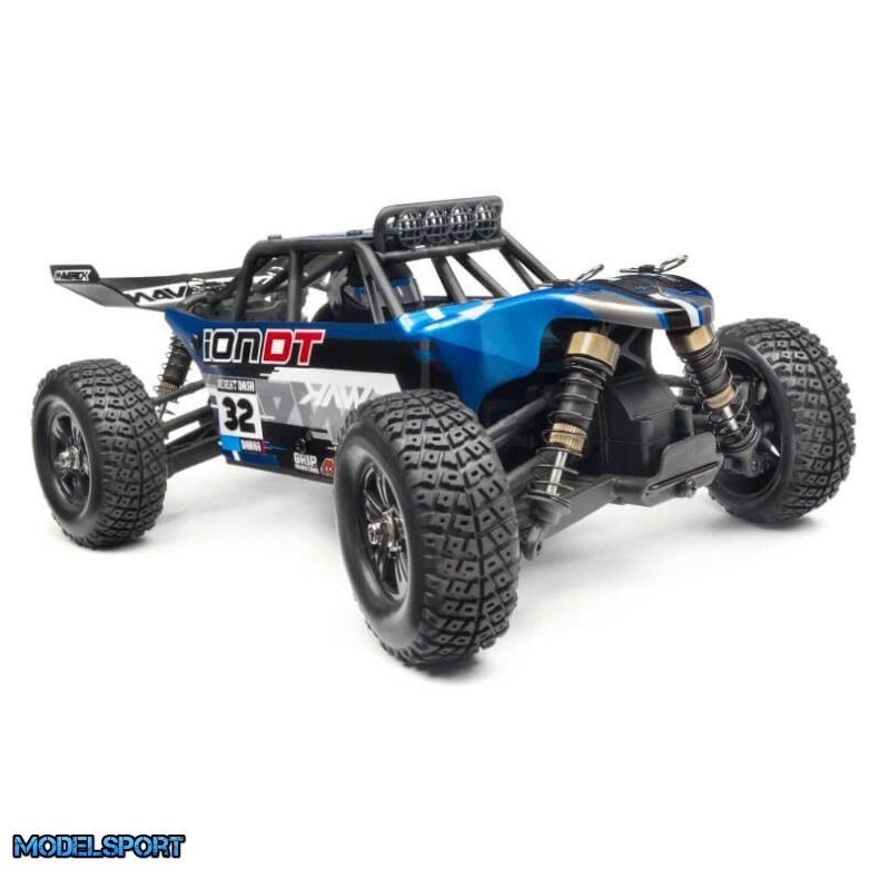 Maverick 28069 Desert Truck Painted Body Blue With Decals Ion DT