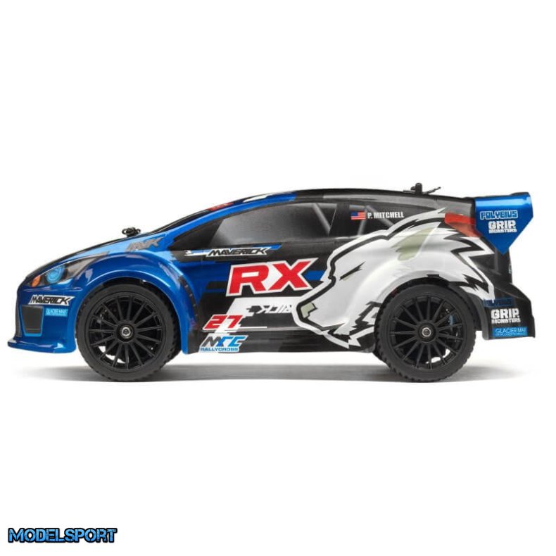 Maverick 28070 Rally Painted Body Blue With Decals (Ion RX)