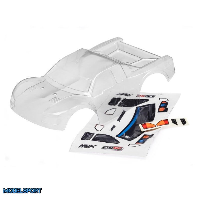 Maverick 28073 Clear Short Course Body With Decals (Ion Sc)