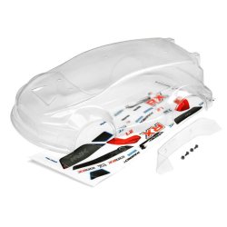 Maverick 28076 Clear Rally Body With Decals (Ion Rx)