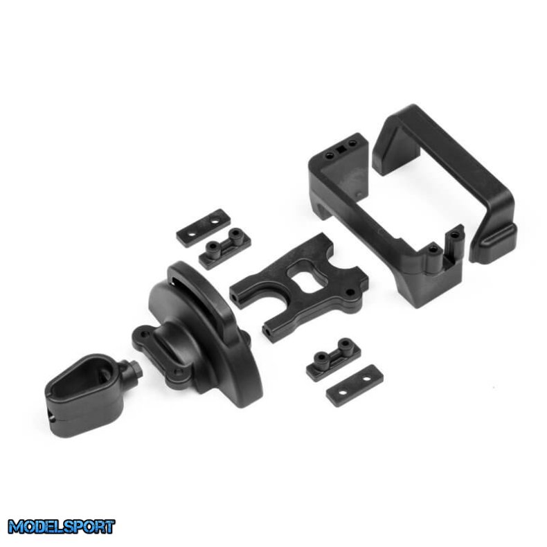 Maverick 29038 Centre Diff And Servo Mounts W/Wire Holder And Cover