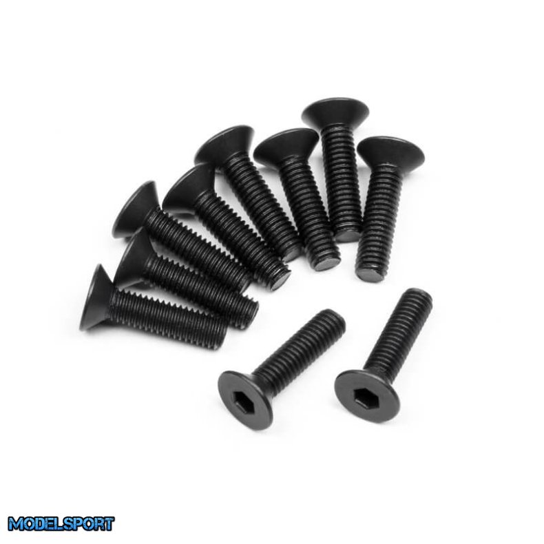 Maverick 29093 Flat Head Screw M3X12mm (10Pcs)