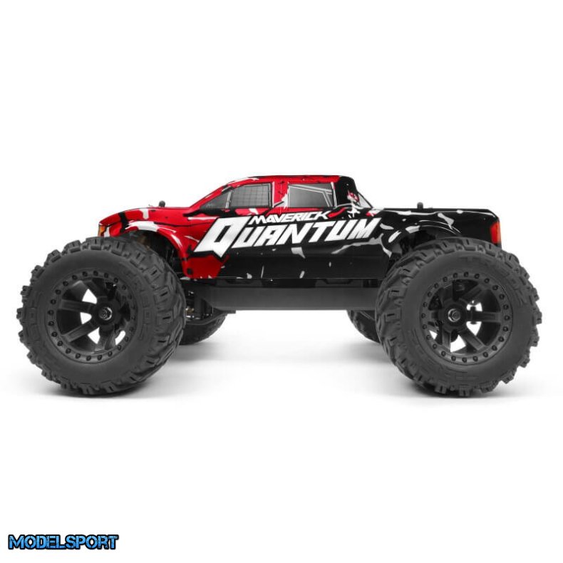 Maverick RC Quantum MT Karosseri (Red/Silver)