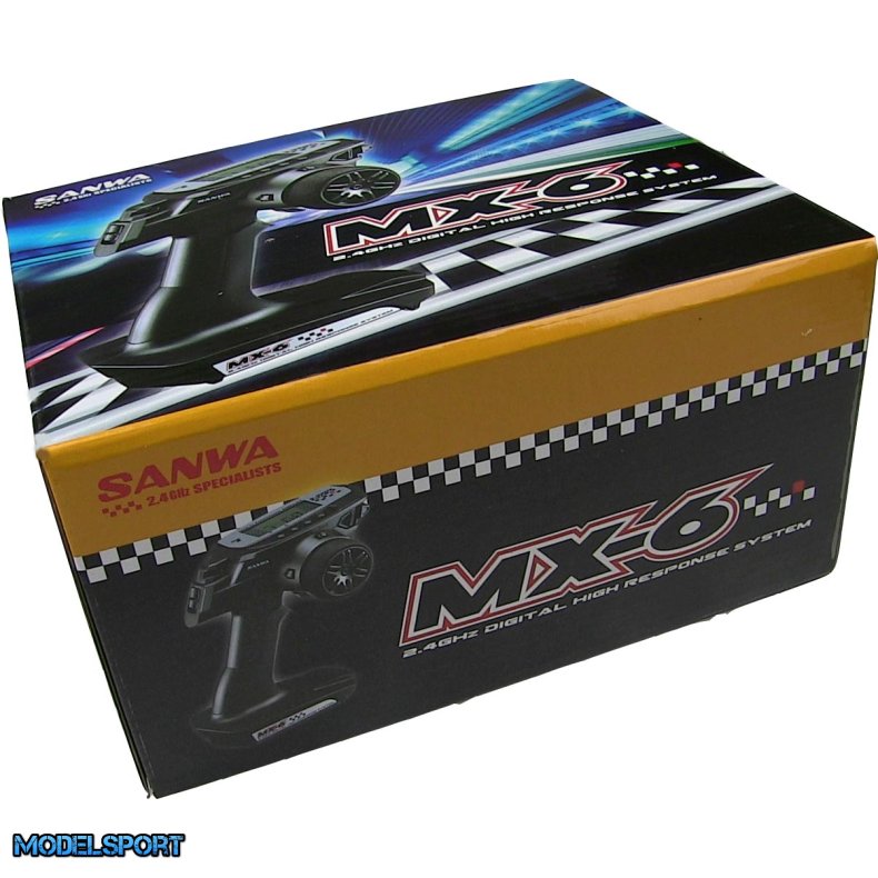 Sanwa MX-6 with RX391W Waterproof Receiver