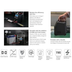 SkyRC T200 AC/DC 12A oplader