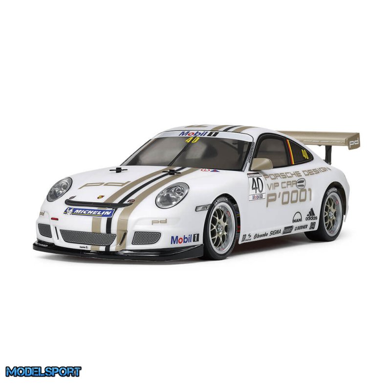 Tamiya 47429 Porsche 911 GT3 CUP VIP 2008 TT-01 E