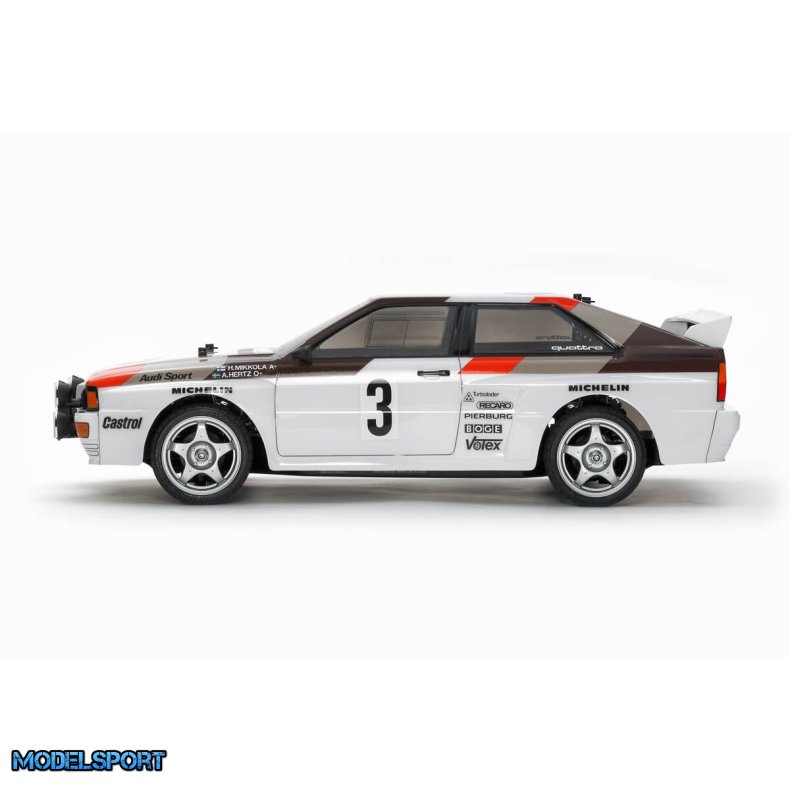 Tamiya 58667 Audi Quattro Rallye A2 (TT-02) Fjernstyret bil