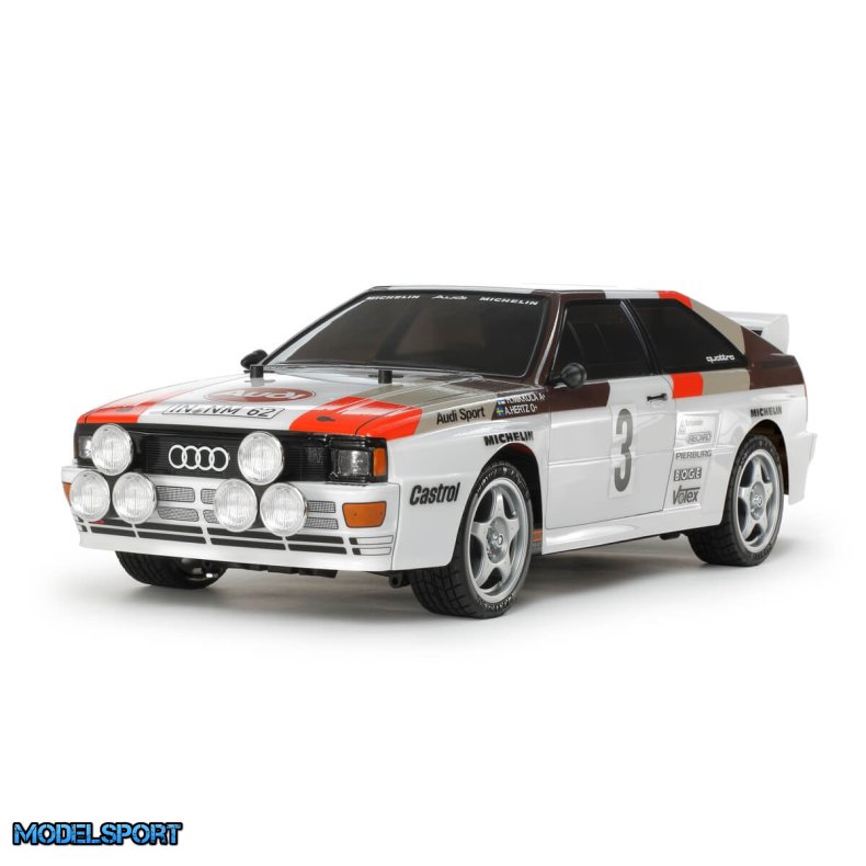 Tamiya 58667 Audi Quattro Rallye A2 (TT-02) Fjernstyret bil