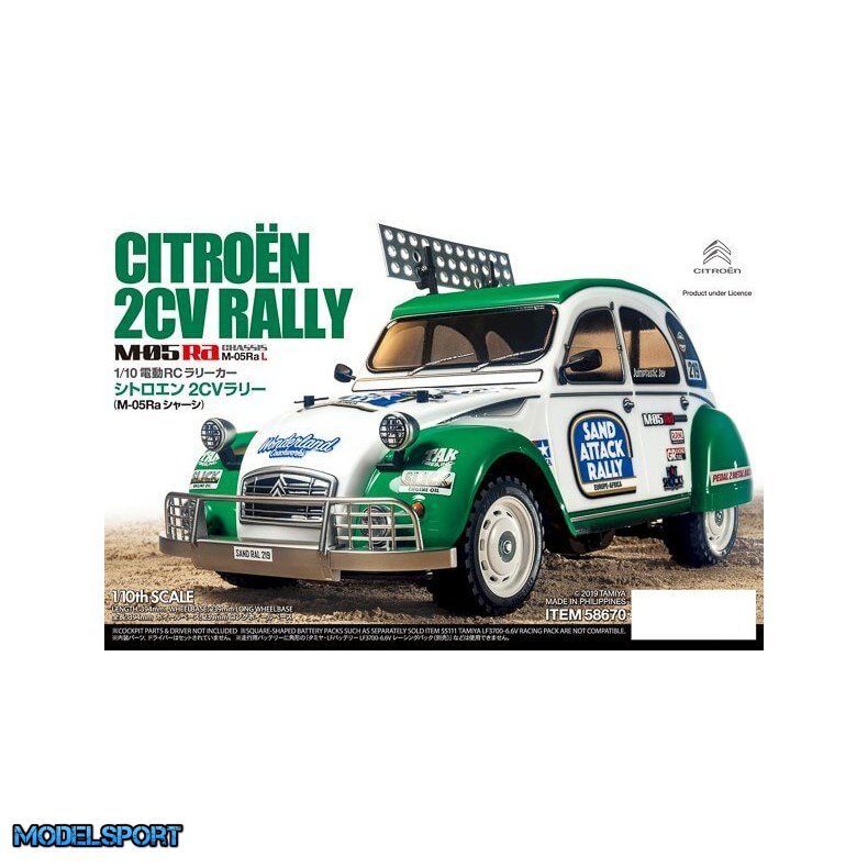 Tamiya 58670 Citro&euml;n 2CV Rally (M05-Ra) Fjernstyret bil