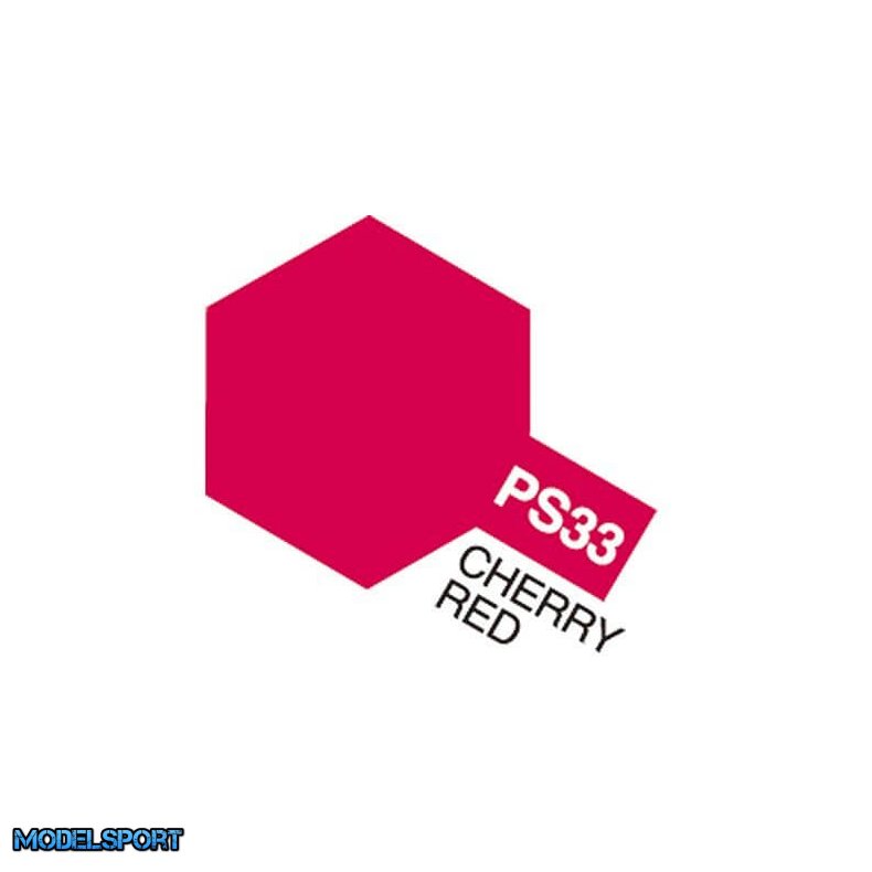 Tamiya Color Lexan PS-33 Cherry Red