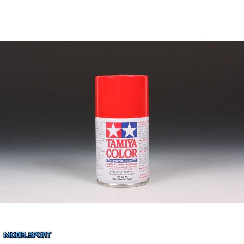 Tamiya Color Lexan PS-34 Bright Red