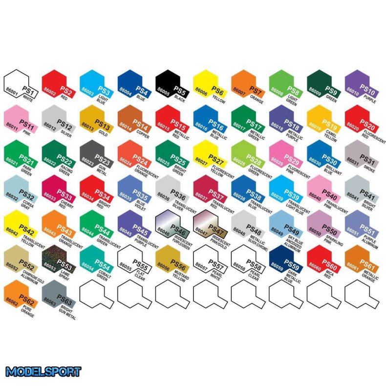 Tamiya Color Lexan PS-16 Metallic Blue