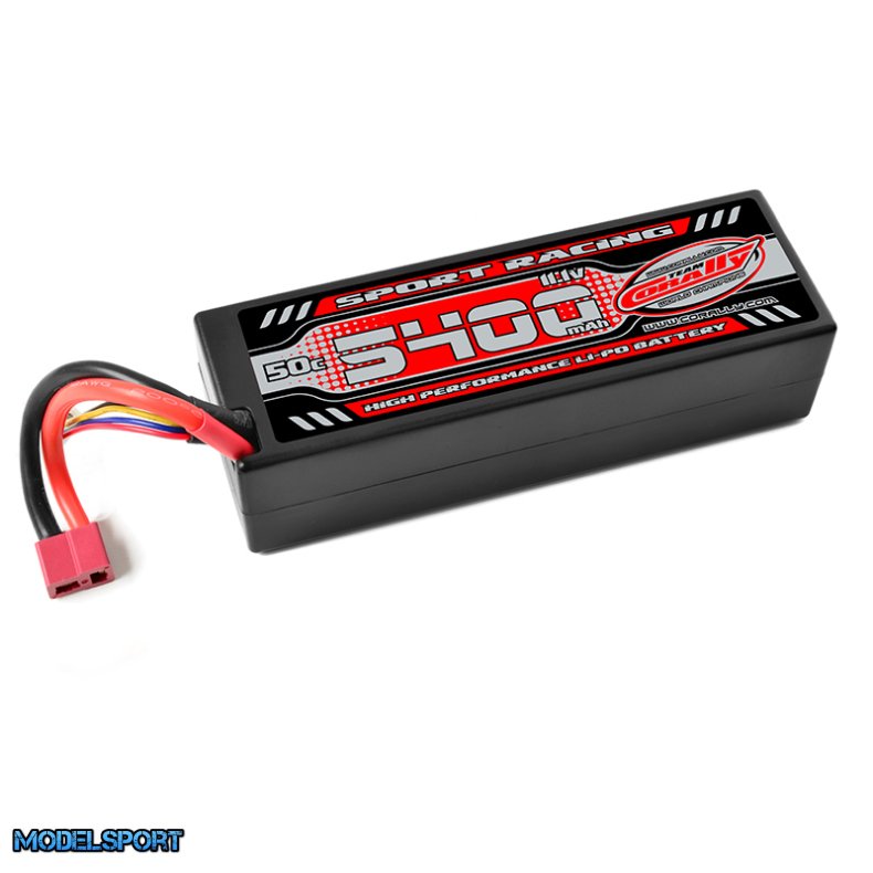 Team Corally Sport Racing 50C 5400Mah 3S 11,1V T-PLUG Hard Case