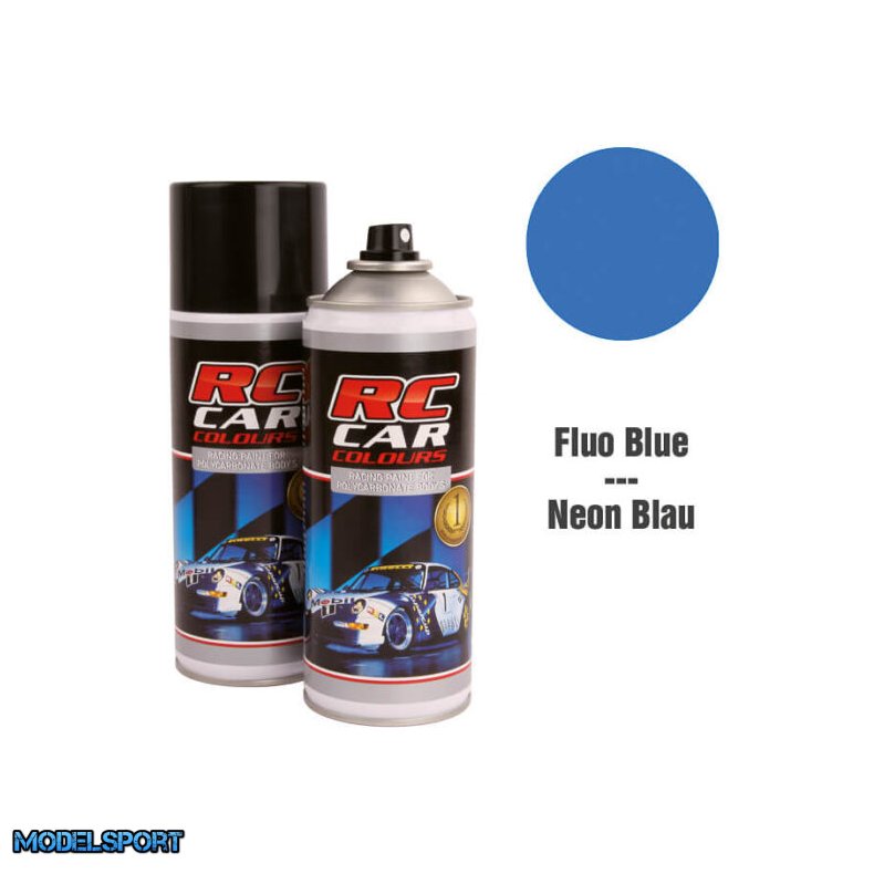 RC Car Colours Fluo Blue Nr 1014 Spraymaling