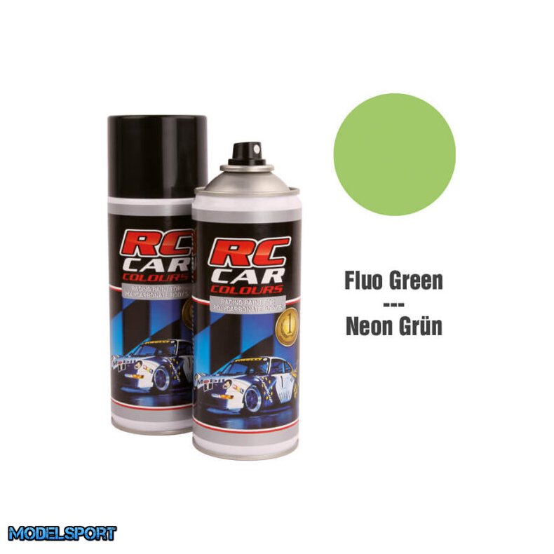RC Car Colours Fluo Green Nr 1008 Spraymaling