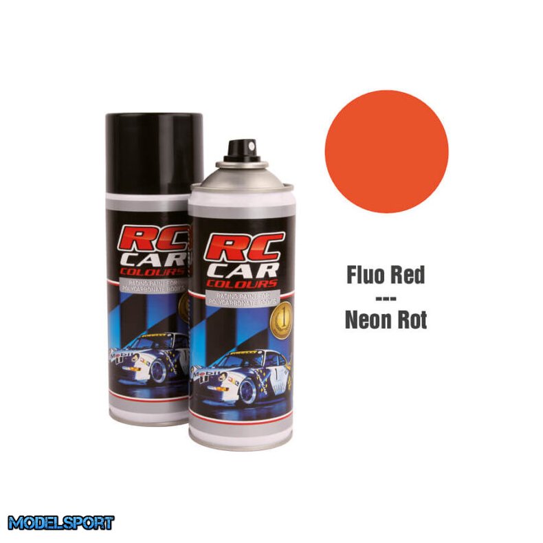 RC Car Colours Fluo Red Nr 1005 Spraymaling